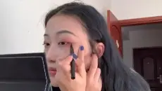日常vlog|手把手教你简单微醺秋日妆容，好看有质感港风美女来啦