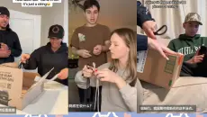 tiktok爆笑整蛊“给男友看新买的泳衣但实际上是根绳子看其反应”，男友心态崩了